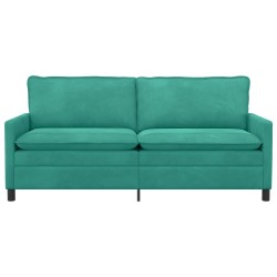 Canapé Turquoise 196 x 81 x 87,5 cm Velours 616567616567