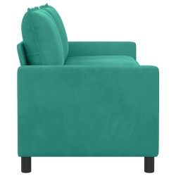 Canapé Turquoise 196 x 81 x 87,5 cm Velours 616567616567