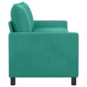 Canapé Turquoise 196 x 81 x 87,5 cm Velours 616567616567