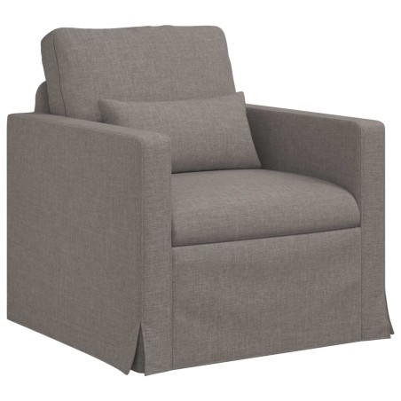 Canapé Taupe 78 x 78 x 80 cm tissu 616568616568