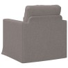 Canapé Taupe 78 x 78 x 80 cm tissu 616568616568