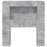 Cabinet de Tête de Lit Gris béton Bois d’ingénierie 616570616570