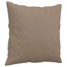 Canapé 2 places avec oreillers cappuccino 140 cm similicuir 616571616571