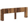 Cabinet de Tête de Lit Bois ancien Bois d'ingénierie 616573616573