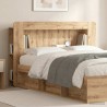 Cabinet de Tête de Lit Chêne artisanal 140 cm Bois d’ingénierie 616574616574
