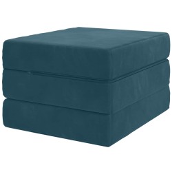 Canapé-lit pliable 75 x 67 x 45 cm Bleu 616575616575