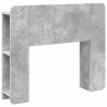 Cabinet de Tête de Lit Gris béton Bois d'ingénierie 616576616576