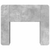 Cabinet de Tête de Lit Gris béton Bois d'ingénierie 616576616576