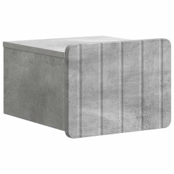 Cabinet de chevet mural 2 pcs Gris béton 33 x 34,5 x 24 cm 616585616585