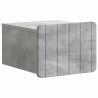 Cabinet de chevet mural 2 pcs Gris béton 33 x 34,5 x 24 cm 616585616585