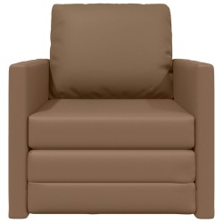 Canapé-Lit 60cm Cappuccino Simili cuir 616589616589
