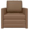 Canapé-Lit 60cm Cappuccino Simili cuir 616589616589