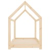 Cadre de lit d'enfant Bois de pin massif 80x160 cm 616599616599