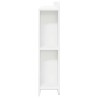 Cabinet de Tête de Lit Blanc brillant Bois d’ingénierie 616604616604