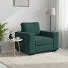 Canapé/Fauteuil vert foncé 100x77x82 cm tissu 616605616605