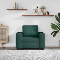 Canapé/Fauteuil vert foncé 100x77x82 cm tissu 616605616605
