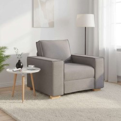 Canapé-chaise Taupe 100x78x84 cm Tissu 616606616606