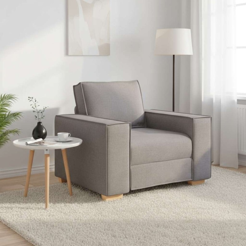 Canapé-chaise Taupe 100x78x84 cm Tissu 616606616606