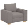 Canapé-chaise Taupe 100x78x84 cm Tissu 616606616606