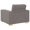 Canapé-chaise Taupe 100x78x84 cm Tissu 616606616606