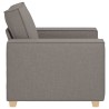 Canapé-chaise Taupe 100x78x84 cm Tissu 616606616606
