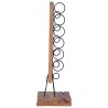 Casier à bouteilles pour 6 bouteilles 35x35x100 cm Teck massif 616608616608