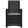 Chaise de jardin inclinable imitant le rotin 2 pcs PP 616615616615