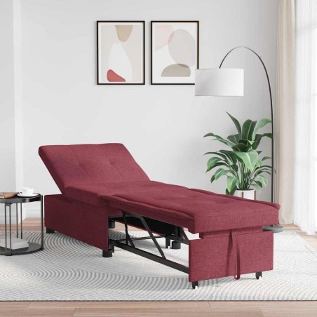 Canapé-lit escamotable Bordeaux 194 x 50 x 82 cm tissu 616616616616