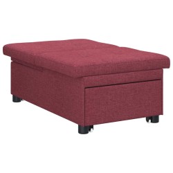Canapé-lit escamotable Bordeaux 194 x 50 x 82 cm tissu 616616616616