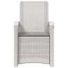 Chaise de jardin inclinable imitant le rotin 2 pcs PP 616618616618
