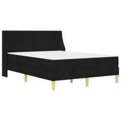 Cadre de lit avec matelas Noir 120 x 190 cm Polyester 616632616632