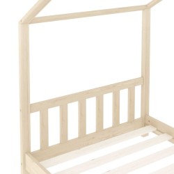 Cadre de lit d'enfant Bois de pin massif 80x160 cm 616633616633