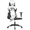 Chaise de jeu Blanc et noir Similicuir 616634616634