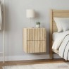 Cabinet de chevet mural 2 pcs Chêne Sonoma 33 x 34,5 x 40 cm 616644616644