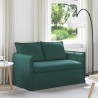 Canapé Vert foncé 136 x 82 x 85 cm tissu 616648616648
