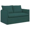 Canapé Vert foncé 136 x 82 x 85 cm tissu 616648616648