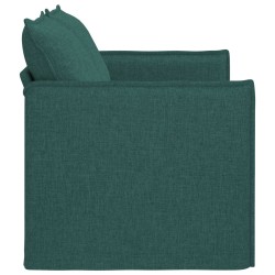 Canapé Vert foncé 136 x 82 x 85 cm tissu 616648616648