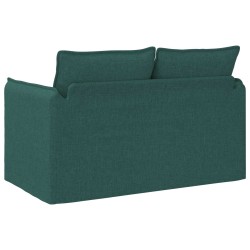 Canapé Vert foncé 136 x 82 x 85 cm tissu 616648616648