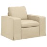Canapé Crème 103 x 80 x 82 cm tissu 616650616650