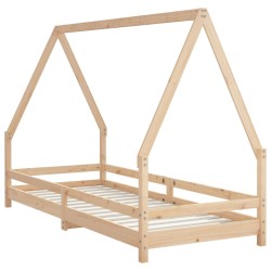 Cadre de lit pour enfants 90x200 cm bois de pin massif 616651616651