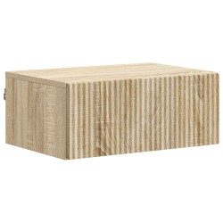 Cabinet de chevet mural 2 pcs Chêne Sonoma 49 x 34,5 x 20 cm 616654616654
