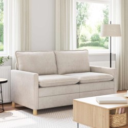 Canapé Crème 156 x 81 x 87,5 cm Polyester 616665616665