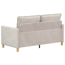 Canapé Crème 156 x 81 x 87,5 cm Polyester 616665616665