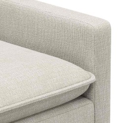 Canapé Crème 156 x 81 x 87,5 cm Polyester 616665616665