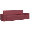 Canapé-Lit Bordeaux 245 x 78 x 77 cm tissu 616667616667