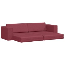 Canapé-Lit Bordeaux 245 x 78 x 77 cm tissu 616667616667