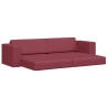 Canapé-Lit Bordeaux 245 x 78 x 77 cm tissu 616667616667