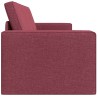Canapé-Lit Bordeaux 245 x 78 x 77 cm tissu 616667616667