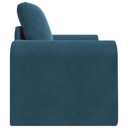 Canapé-Lit Bleu 98 x 71 x 83 cm Velours 616668616668
