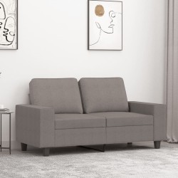Canapé à 2 places Taupe 120 cm Tissu 616669616669